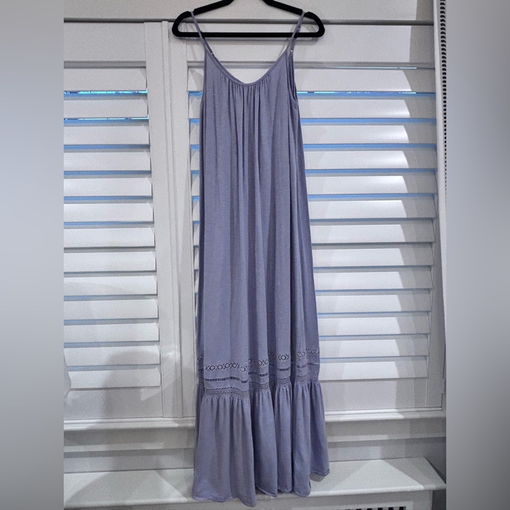 Elegant Lavender Maxi Dress